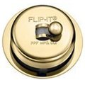 Flip-It Polished Brass Tub Stopper, Polished Brass Tub Stopper 20-150